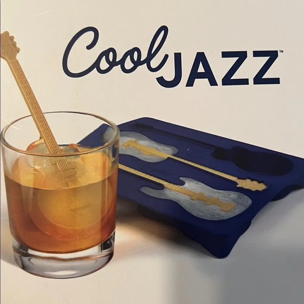 Fred Cool Jazz NIB Guitar Shaped Ice Cube Tray